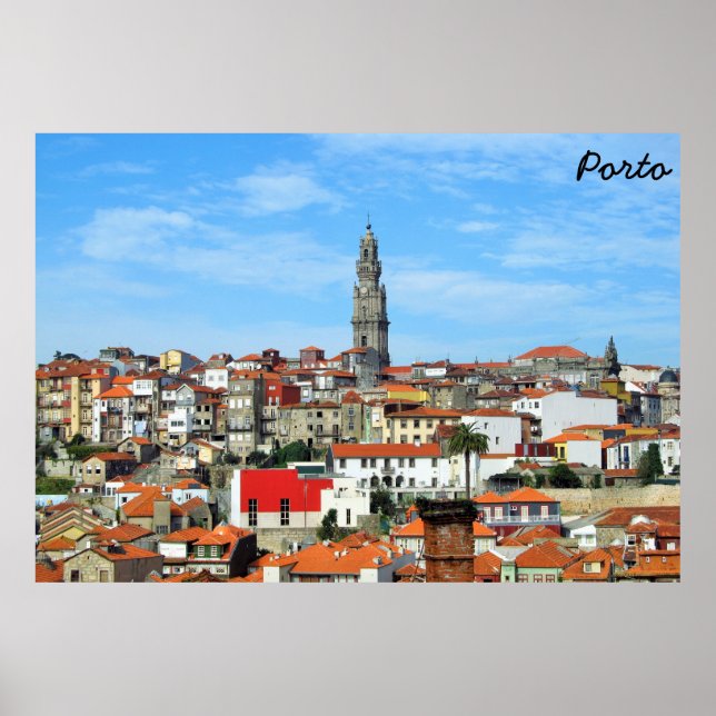 Póster Oporto, Portugal (Frente)