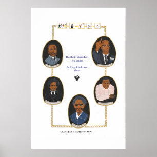 Póster Oportunidad de enseñanza de historia negra