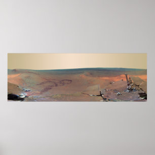Póster Oportunidad de Greeley Haven Panorama Mars Rover