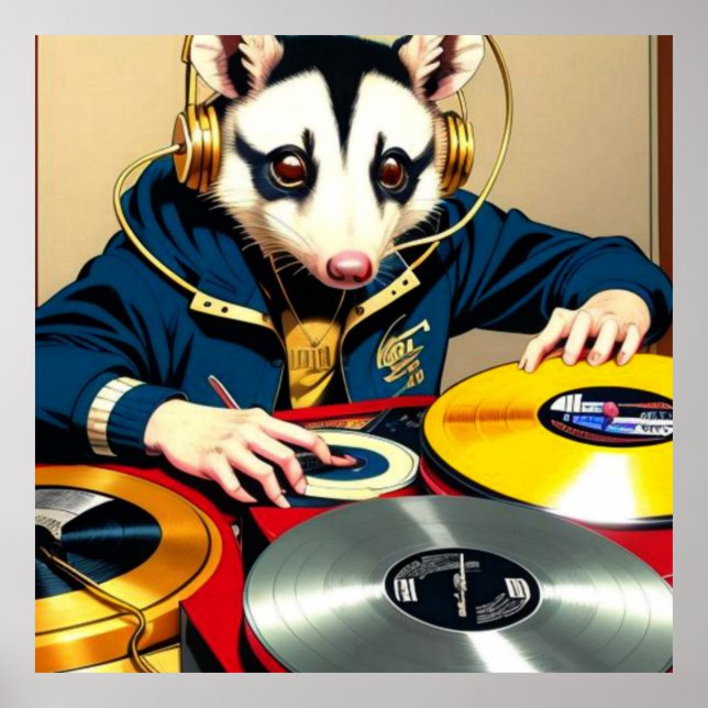 PÓSTER OPOSSUM DEE JAY (Frente)