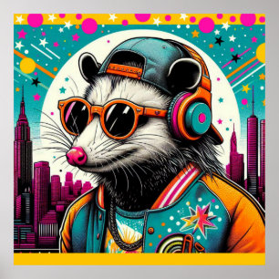 PÓSTER OPOSSUM EN LA GRAN CIUDAD-3
