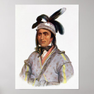 Póster Opothle-Yoholo, a Creek Chief