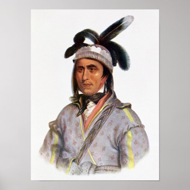 Póster Opothle-Yoholo, a Creek Chief (Frente)