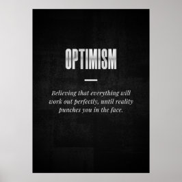 Póster Optimismo