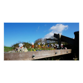 Póster Optocht van Fubby's naar felicitatie.