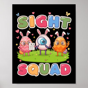 Póster Optometrista del Día de Pascua de la Vista