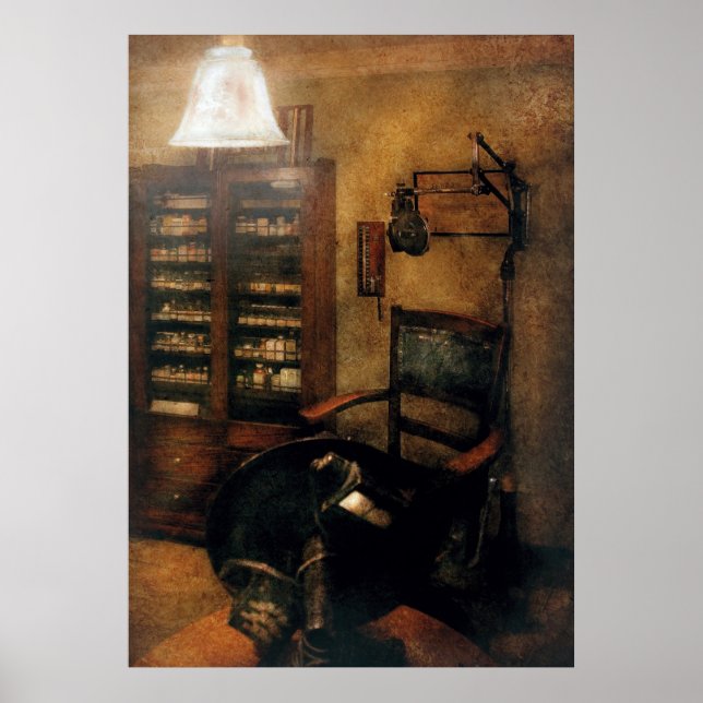 Póster Optometrista - Oficina de Optometristas (Frente)