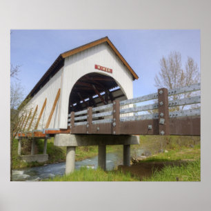 Póster OR, Jackson County, McKee Covered Bridge
