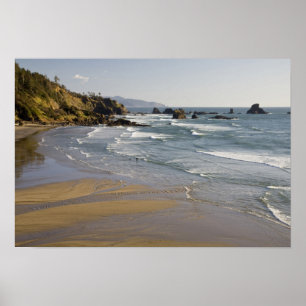 Póster OR, Oregon Coast, Ecola State Park, Indian