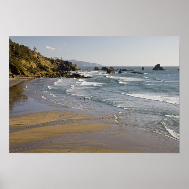 Póster OR, Oregon Coast, Ecola State Park, Indian (Frente)