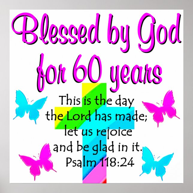 PÓSTER ORACIÓN DE CHRISTIAN DE 60 AÑOS (Frente)