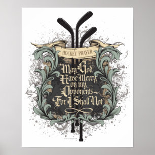 Póster Oración de hockey