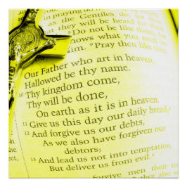 Póster Oración de nuestro padre