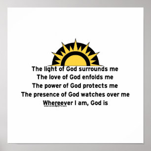 Póster Oración de protección