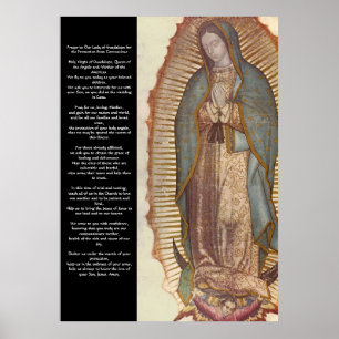 Póster Oración de protección de Guadalupe Coronavirus