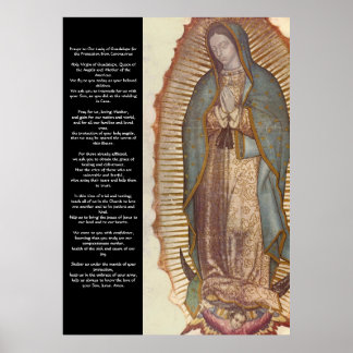 Póster Oración de protección de Guadalupe Coronavirus