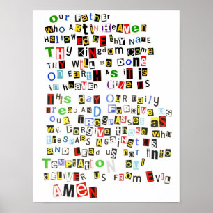 Póster Oración del Señor