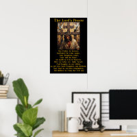 Oración del Señor Crucifixión Gracia Redención Art