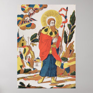 Póster Oración devocional a Santiago