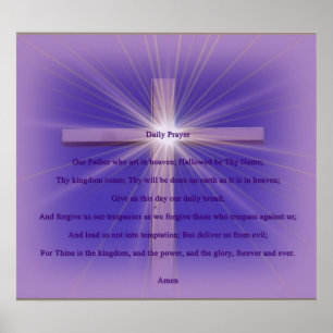 Póster Oración diaria