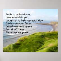 Oración irlandesa de bendición de la costa