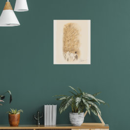 Póster "Oración" Kotel Old City Jerusalem Israel Art Pain