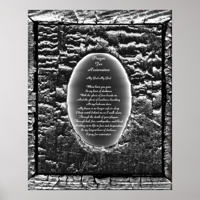 Póster Oración por la Restauración (Frente)