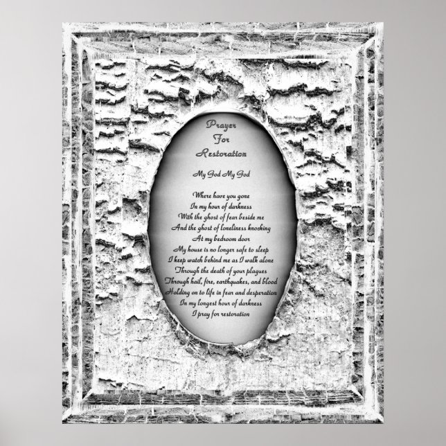 Póster Oración por la Restauración (Frente)