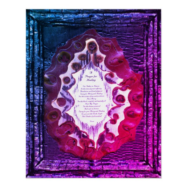 Póster Oración Por La Sanación (Anverso)