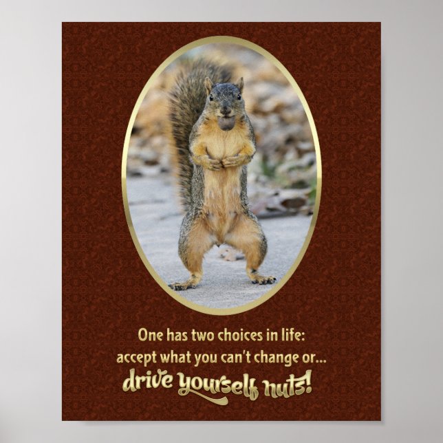 Póster Oración por la serenidad en pocas palabras (Frente)