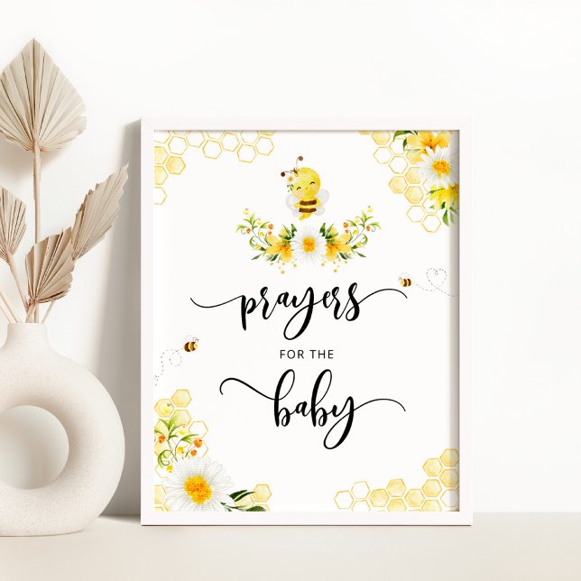 Póster Oraciones de abejas florales por el bebé (Subido por el creador)