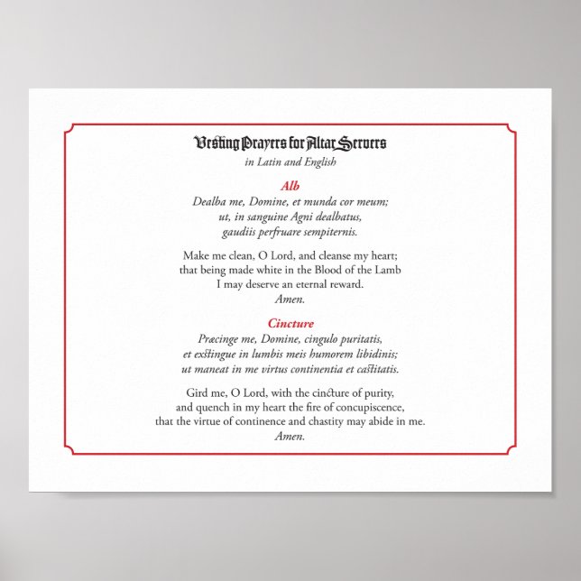 Póster Oraciones de inversión para servidores de alquitrá (Frente)