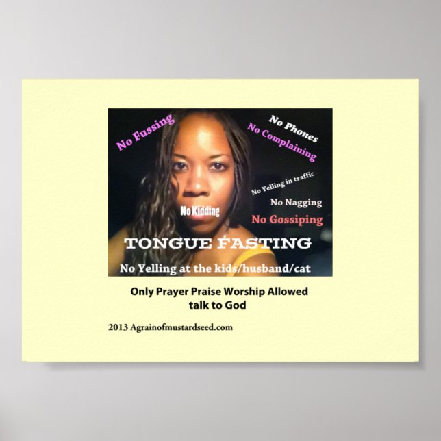 Póster Oraciones de las Escrituras Biblias (Frente)