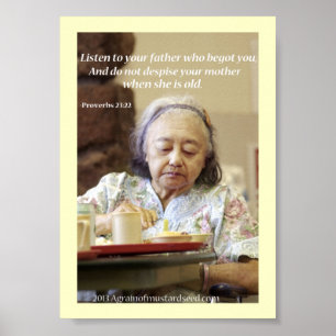 Póster Oraciones de las Escrituras Biblias