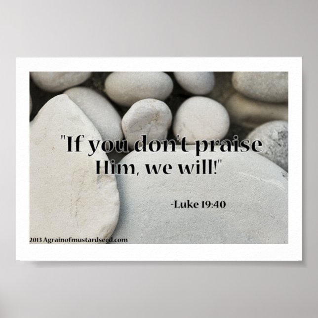 Póster Oraciones de las Escrituras Biblias (Frente)