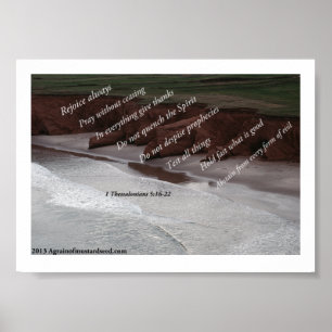 Póster Oraciones de las Escrituras Biblias