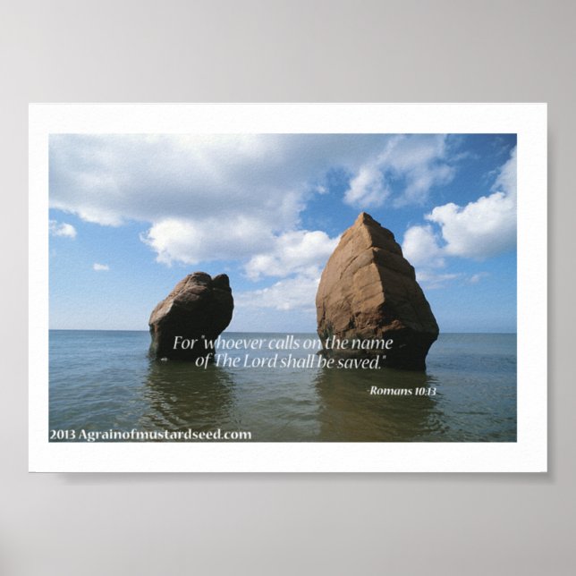 Póster Oraciones de las Escrituras Biblias (Frente)