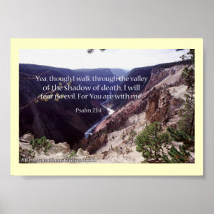 Póster Oraciones de las Escrituras Biblias