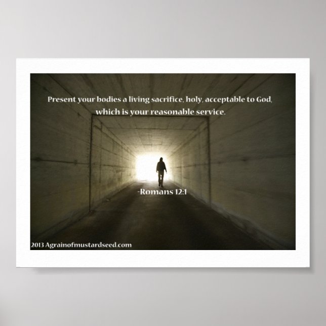 Póster Oraciones de las Escrituras Biblias (Frente)