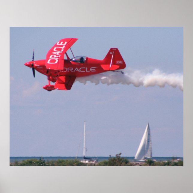 Póster Oracle Challenger Over Lake Erie (Frente)