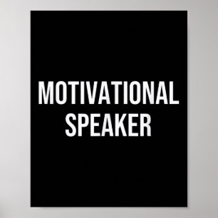 Póster Orador motivacional