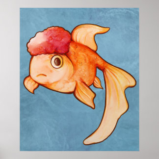 Póster Oranda Goldfish