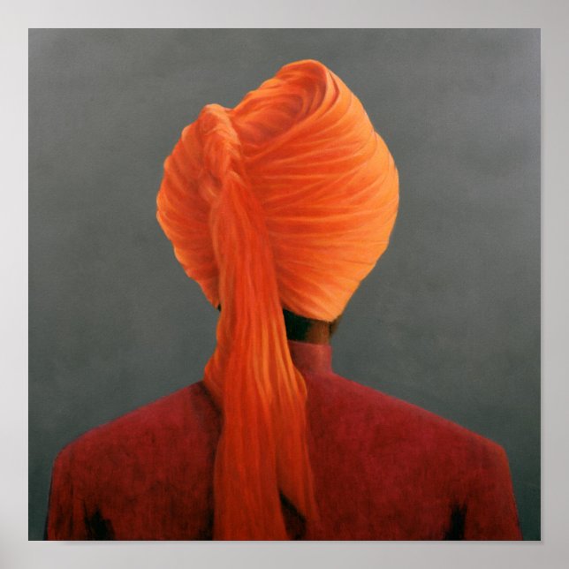 Póster Orange Turban (Frente)