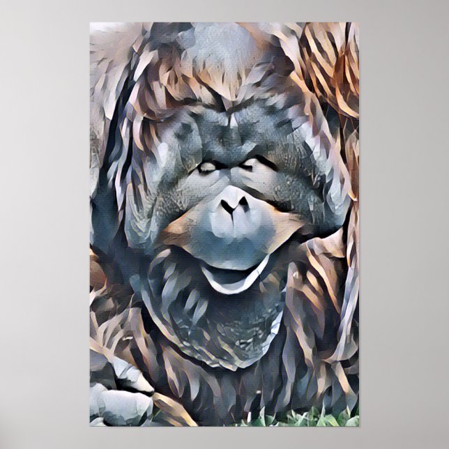 PÓSTER ORANGUTAN (Frente)