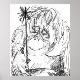 Póster orangután
