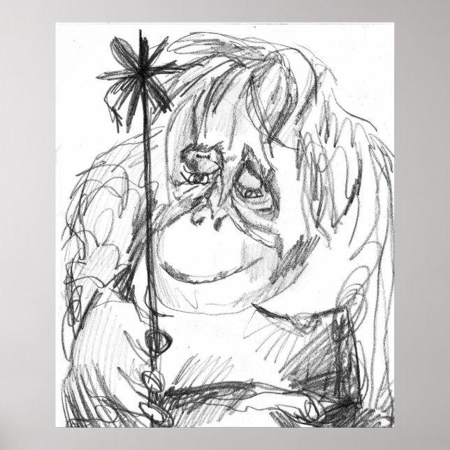 Póster orangután (Frente)