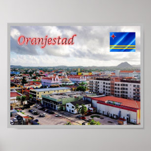Póster Oranjestad - Aruba