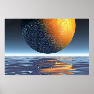 Póster Orb dorado