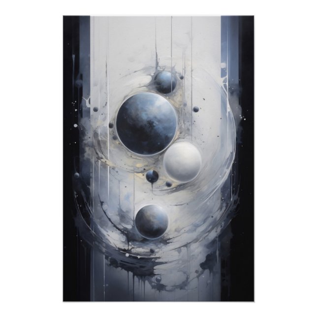 Póster Órbita Surrealista (Anverso)