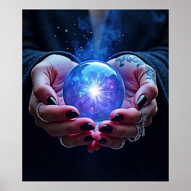 Póster Orbo místico del destino (Frente)